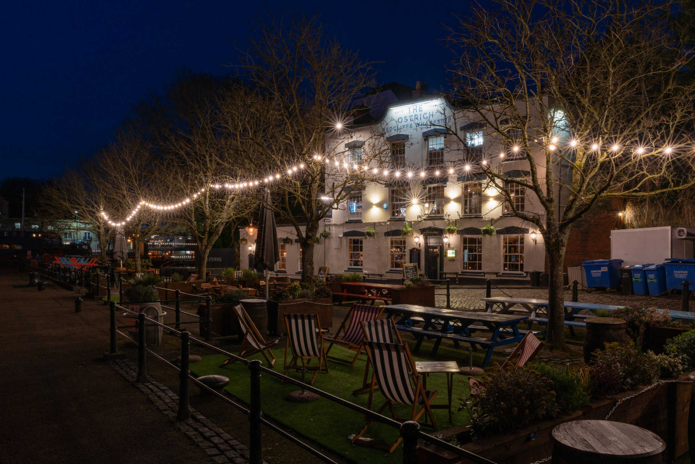 Heated Beer Garden by Bristol Waterfront Al Fresco Drinking Outdoor